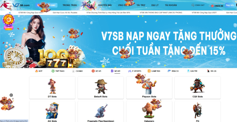 Trang chủ 32 Nhá cái V7Bet